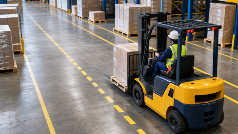 10 Tips Keselamatan Mengoperasikan Forklift di Gudang